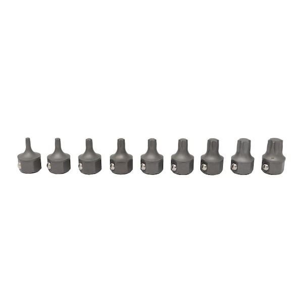 STUBBY TORX BIT 9 PC SET